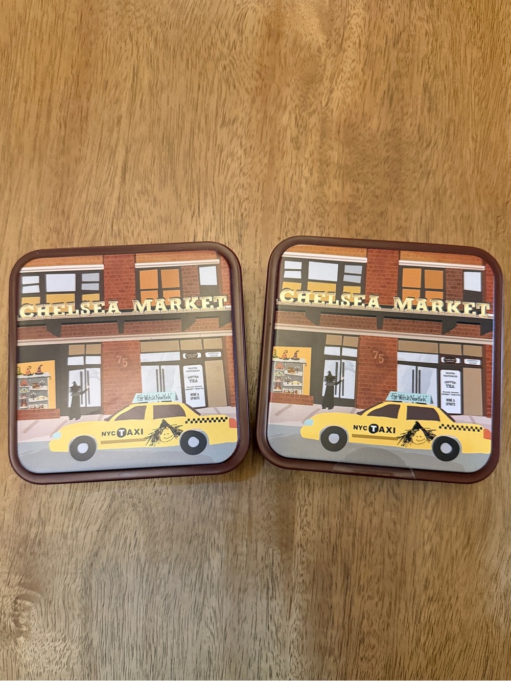 Fat Witch New York Chelsea Market NYC Collectible Tins β Set of 2